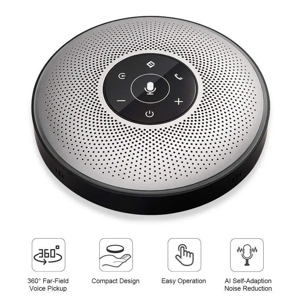 Беспроводной со спикерфоном для офисная Конференция Core M2 Bluetooth 360 Аудио Пикап