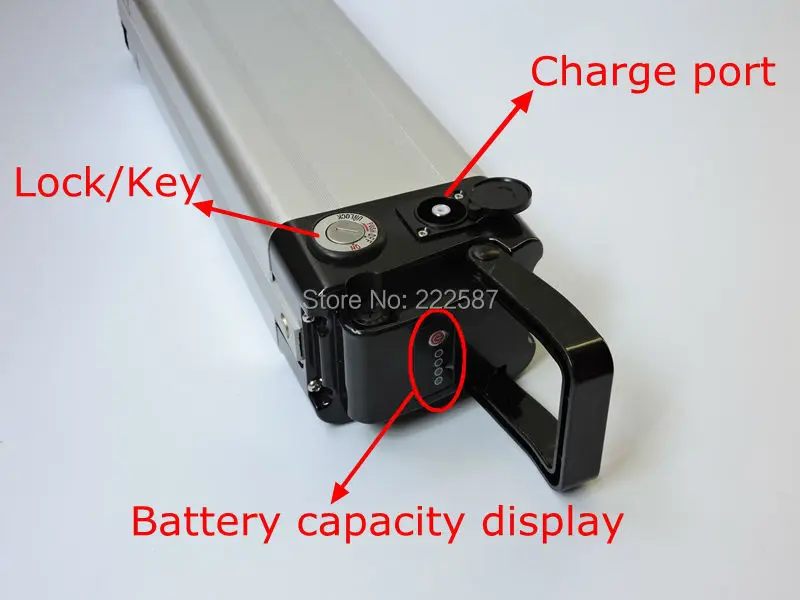 Отличный литиевый аккумулятор для электрического велосипеда 48 В 12 Ач