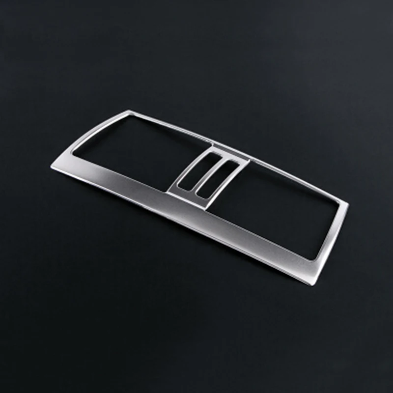Хром пластины Нержавеющая сталь автомобиль подлокотник сзади вентиляционное