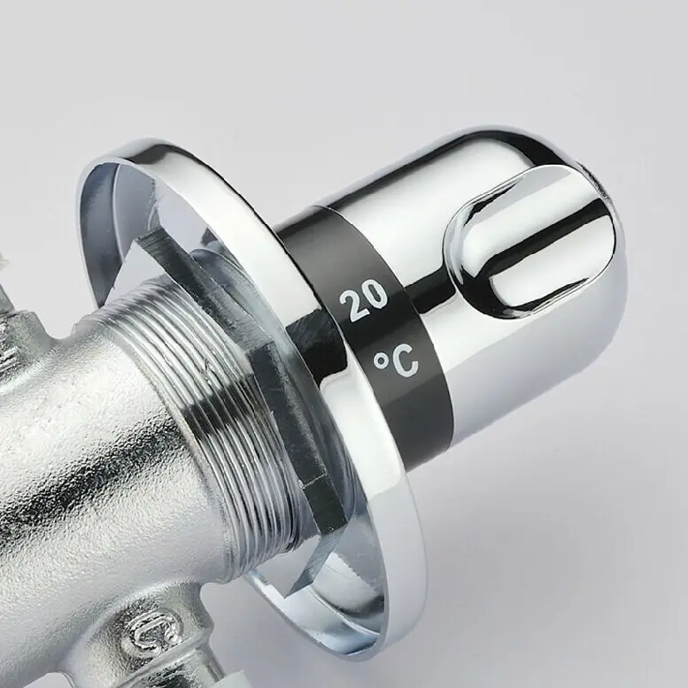 DN15(G1/2) латунный термостатический клапан смеситель для воды душевой клапан|thermostatic