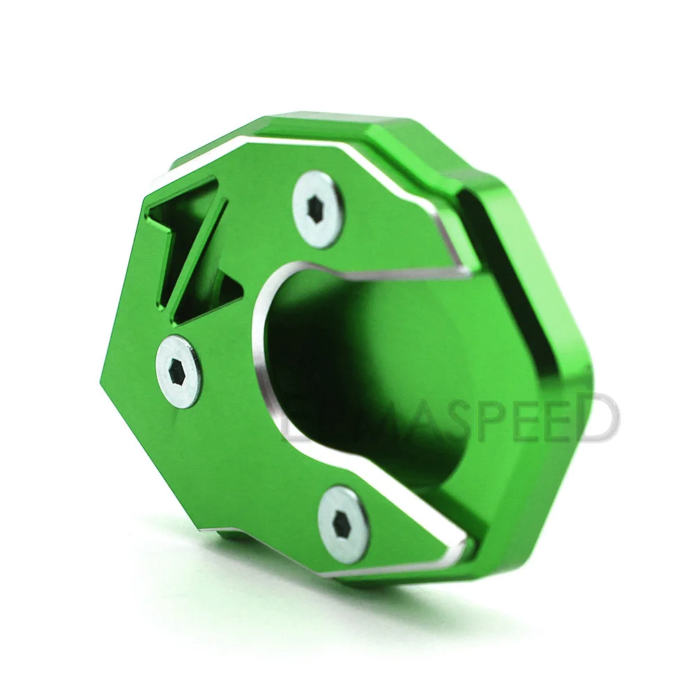 Для Kawasaki z900 Мотоцикл CNC алюминиевый увеличитель боковой стойки Kickstand увеличенная пластина зеленый черный серебристый синий оранжевый красный