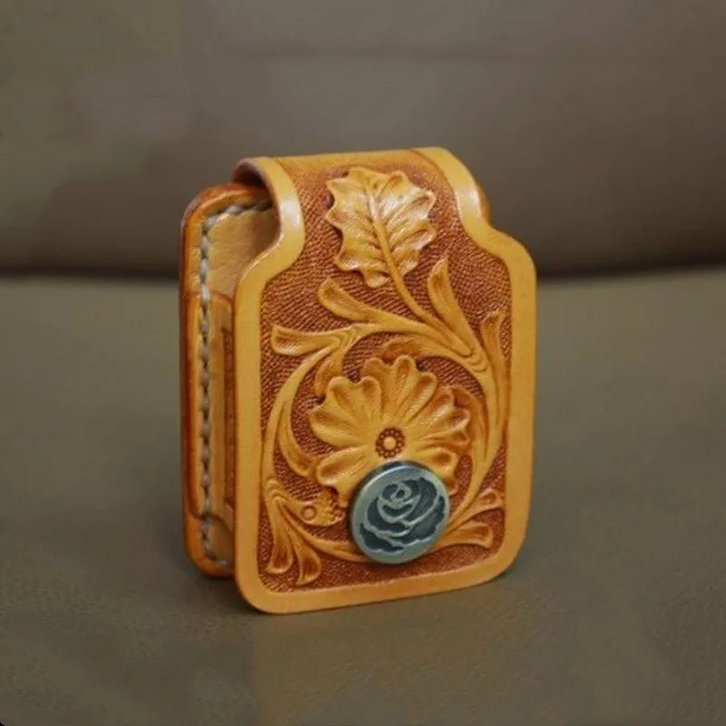 Японское стальное лезвие штампованный стальной перфоратор чехол для Zippo