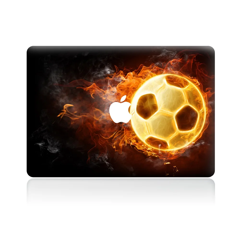 Пламя футбол Ноутбук наклейка кожа для MacBook Air Pro Retina 11 &quot13&quot 15 &quotвинил Mac чехол