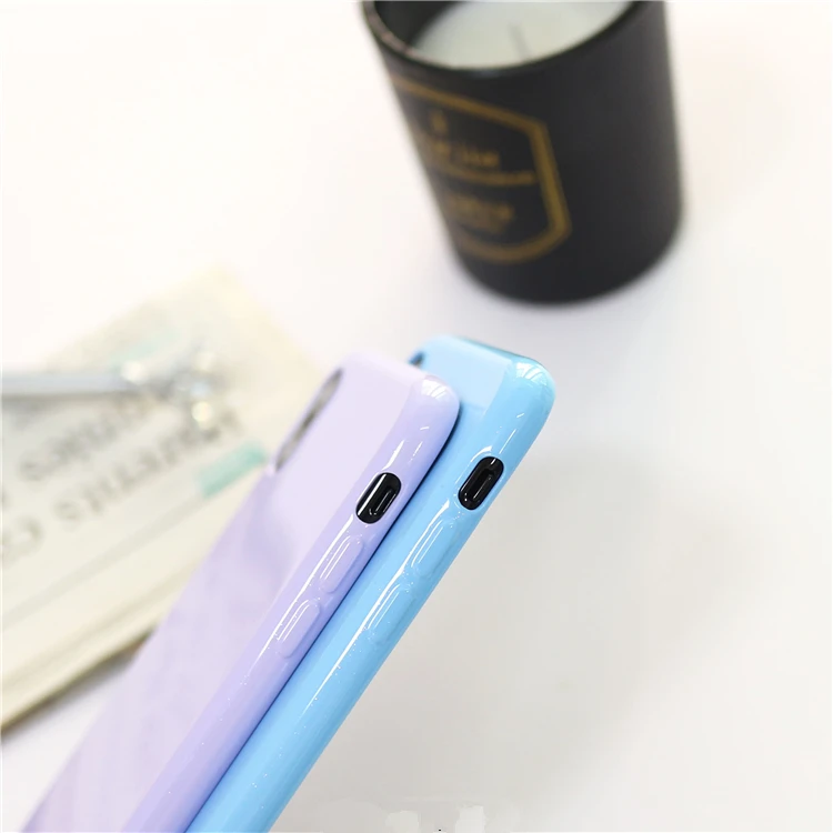 Gurioo цветной Макарон ТПУ резиновый силиконовый чехол плюс мягкий для iPhone 6 S 7 8 X Plus