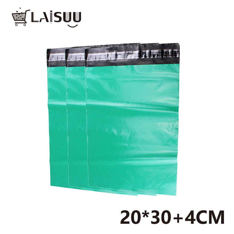 100 шт. 7 8*11 8 дюймов/20*30 см Teal Green Poly Mailers Boutique доставка сумки от кутюр