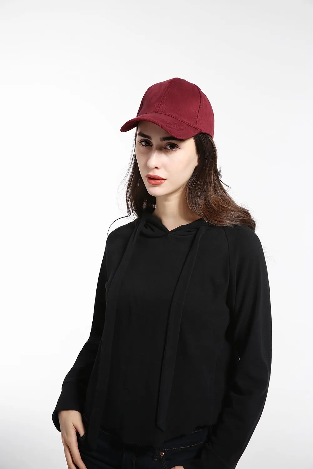 Бейсбольная кепка из искусственной замши с 9 панелями однотонная Snapback