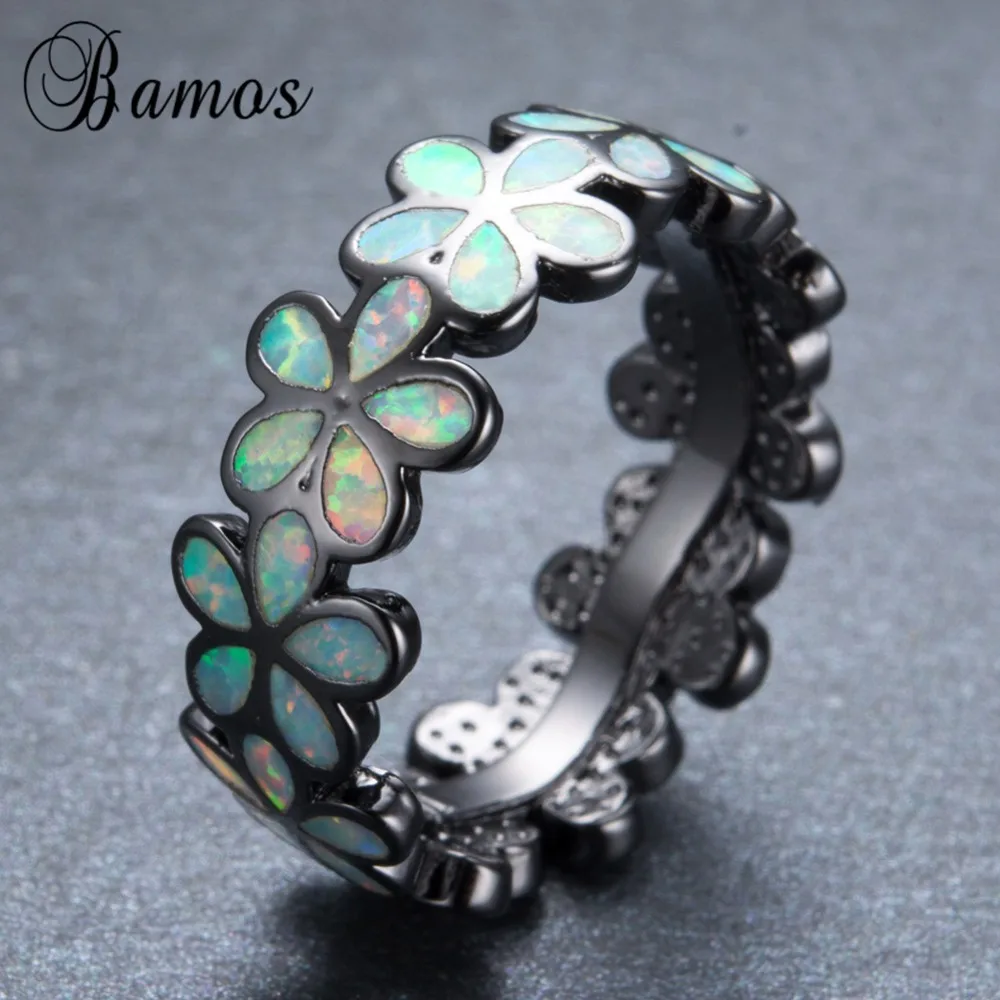 Женское кольцо из опала с радужным огнем|ring channel|ring showring blue |