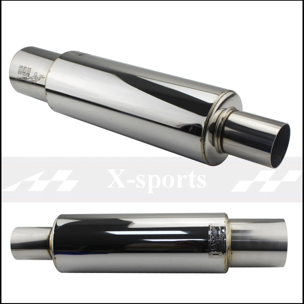 Универсальный автомобильный глушитель выхлопная труба из нержавеющей стали 2