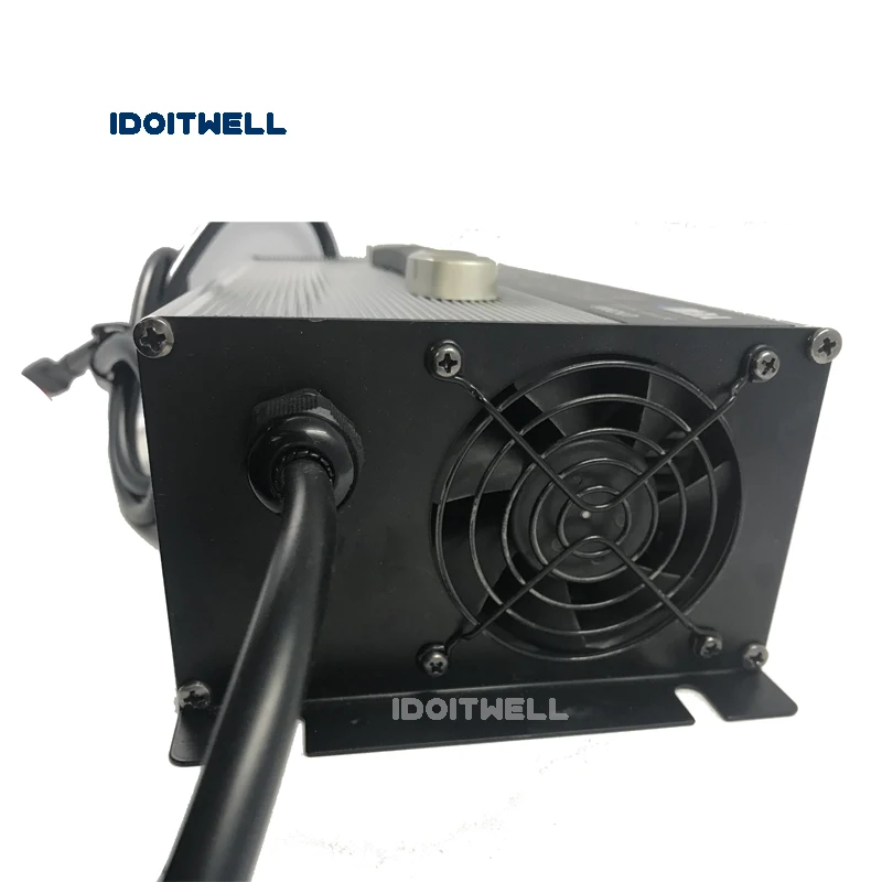 

Customized 2000W adjustable current Battery Charger 96V 15A 10A 8A current 3 stages adjustable for lead acid lithium or lifepo4