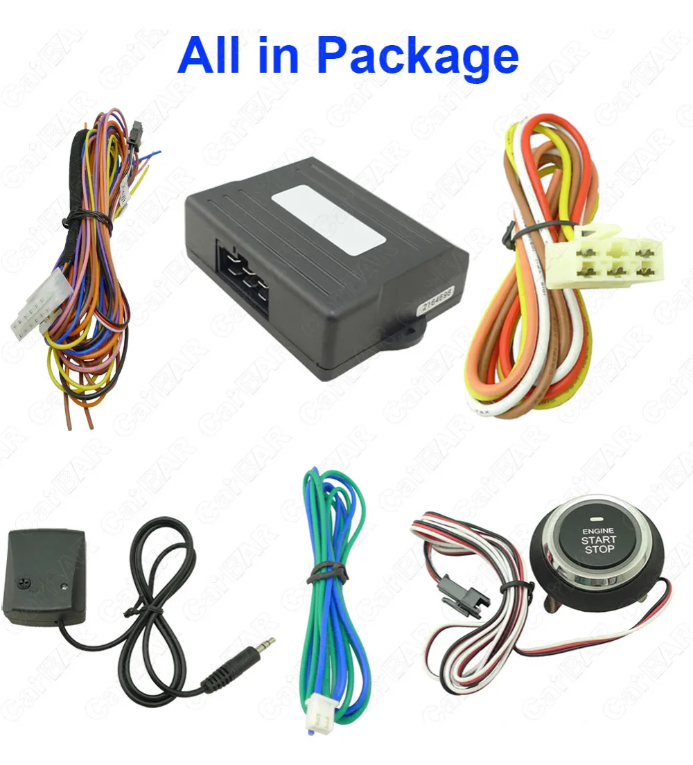 Автосигнализация с кнопкой запуска для Hyundai бесключевая Система доступа