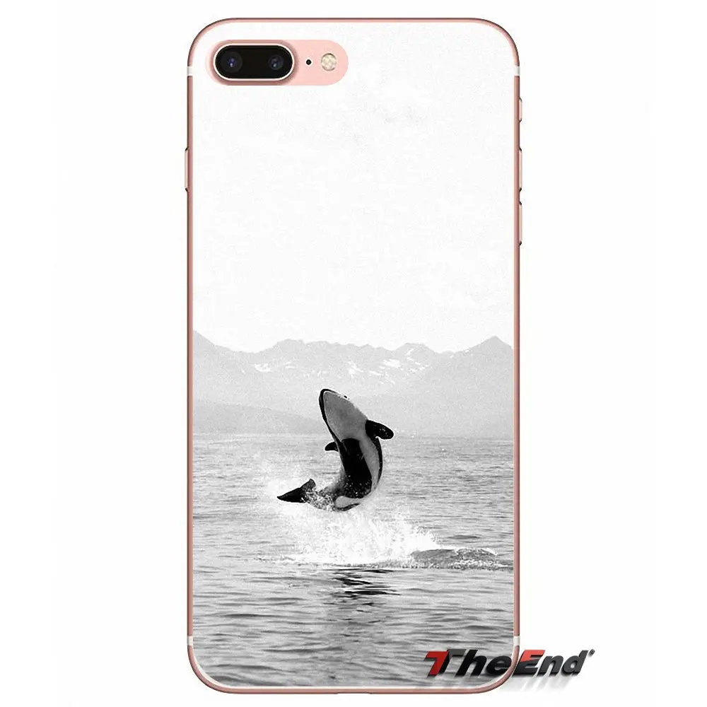 Дизайнерский чехол для Sony Xperia Z Z1 Z2 Z3 Z5 compact M2 M4 M5 E3 T3 XA Aqua LG G4 G5 G3 G2 Mini Capa Killer Whale Orca
