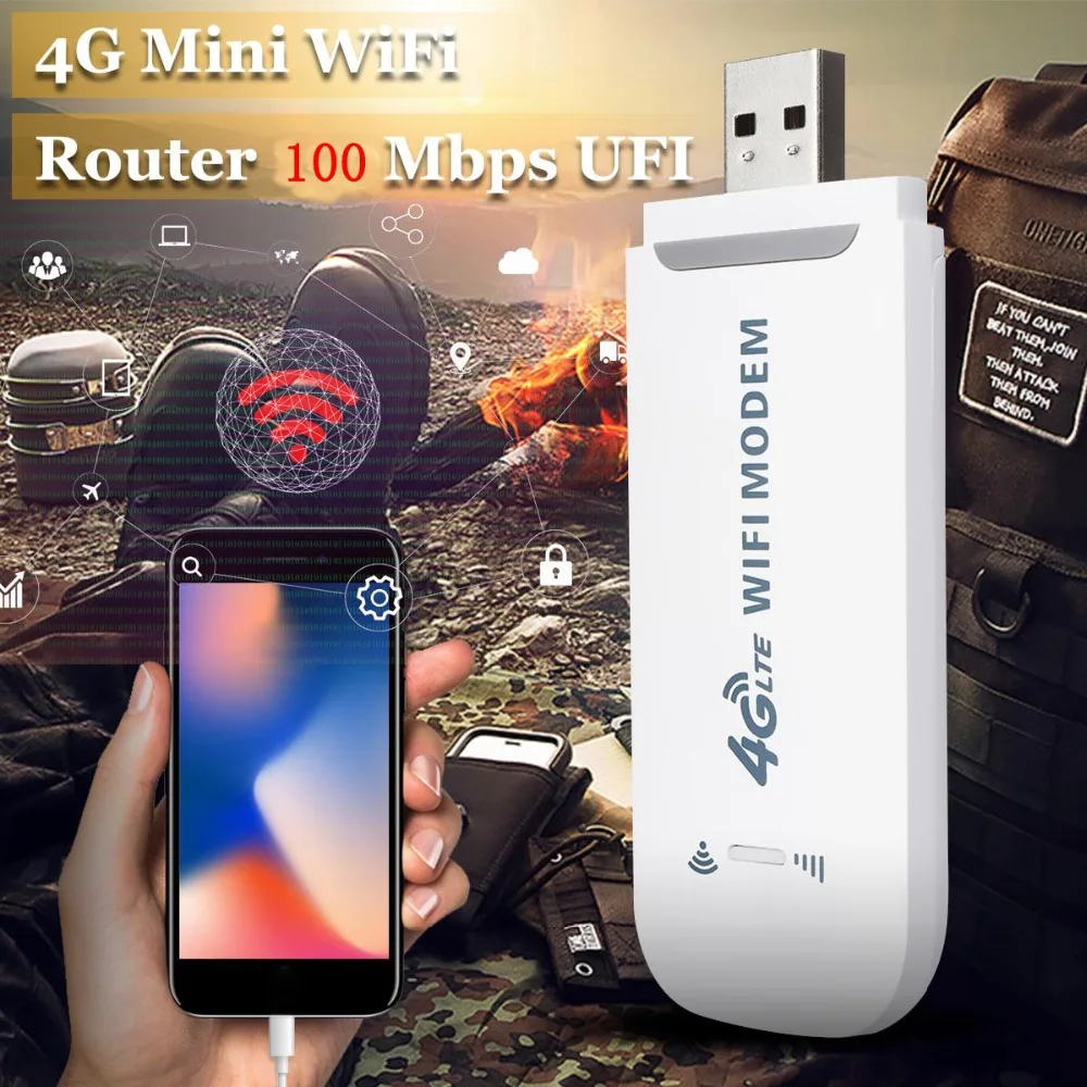 TianJie 4G Wi Fi роутер LTE USB модем Беспроводная широкополосная Мобильная точка доступа