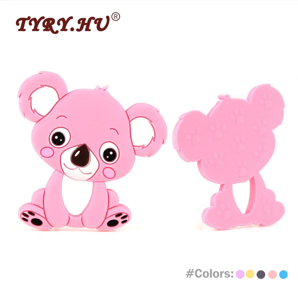 

Детский Прорезыватель для зубов TYRY.HU, 1 шт., из пищевого силикона, силиконовые бусы для ожерелья кулон, не содержит бисфенола А, аксессуары дл...