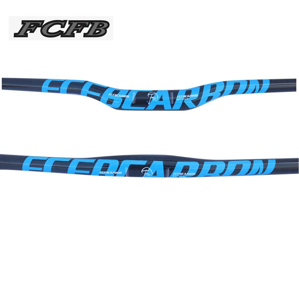 FCFB синий углеродный MTB руль для велосипеда части 31 8*580 760 мм|mtb parts|carbon bike handlebarcarbon mtb
