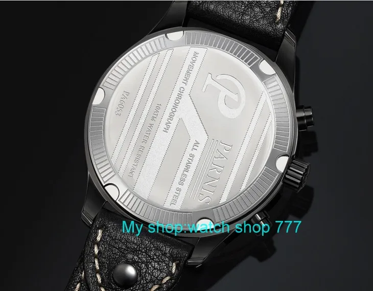 Мужские многофункциональные кварцевые часы с сапфировым стеклом 43 мм | Наручные