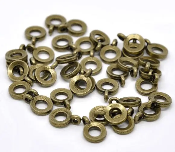 

DoreenBeads Retail Antique Bronze Bail Beads 11x8mm,sold per pack of 100