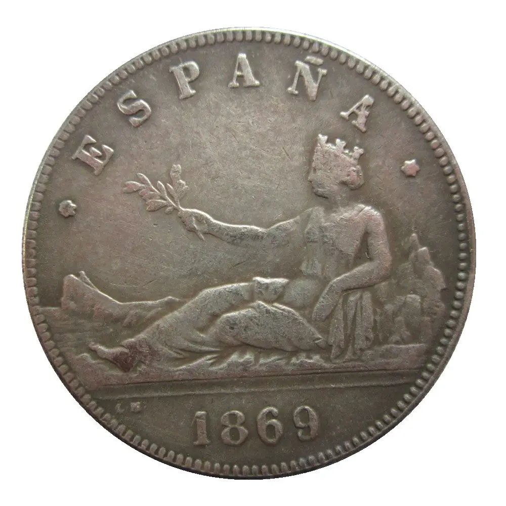 Дата 1731 1809 1813 1869 1873 Испания Reales копия монет
