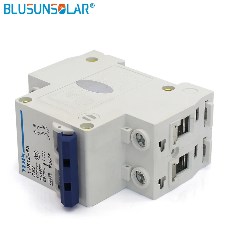 2P 63A DC250V MCB Солнечная энергия фотоэлектрический(pv) солнечный выключатель постоянного тока