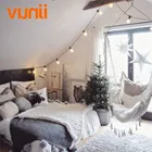 Винтажная гирлянда с шариками для садапатиосвадьбы IP65, сказочный светильник G50, круглые гирлянсветильник s молочного цветапрозрачные лампочки, 10 метров, 20 лампочек, светодиодная гирлянда