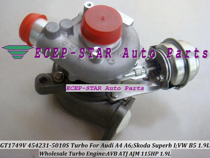 GT1749V 454231 5010S 0006 5009S 038145702L R турбо для Audi A4 A6 Superb Volkswagen Vw AVB ATJ AJM 1.9L|turbocharger china|b5 cdturbocharger