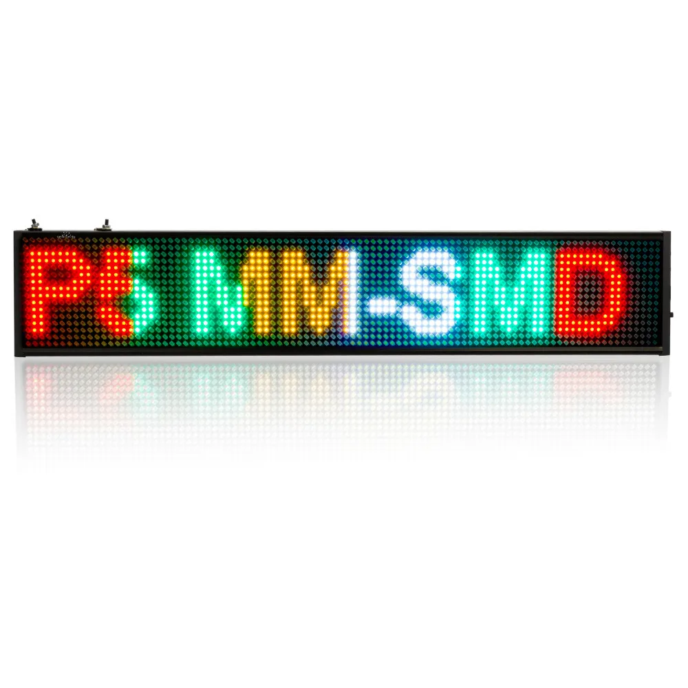 82CM 16 * 160 pixel P5 SMD LED SIGN Time countdown display Programmable Scrolling Message led display Board Multi-color Optional
