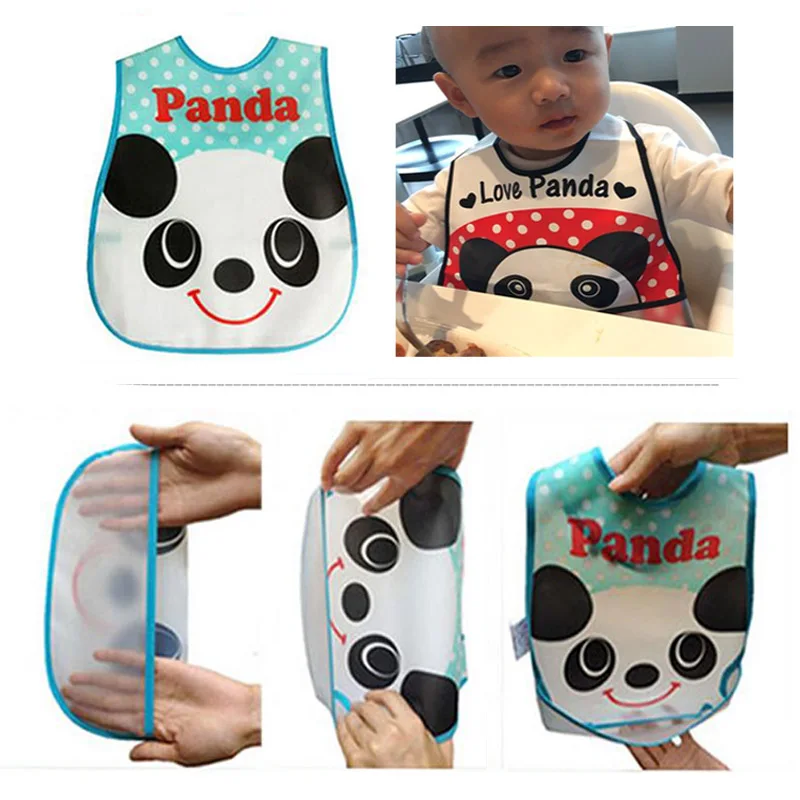 Мультяшные детские нагрудники EVA водонепроницаемые банданы для новорожденных