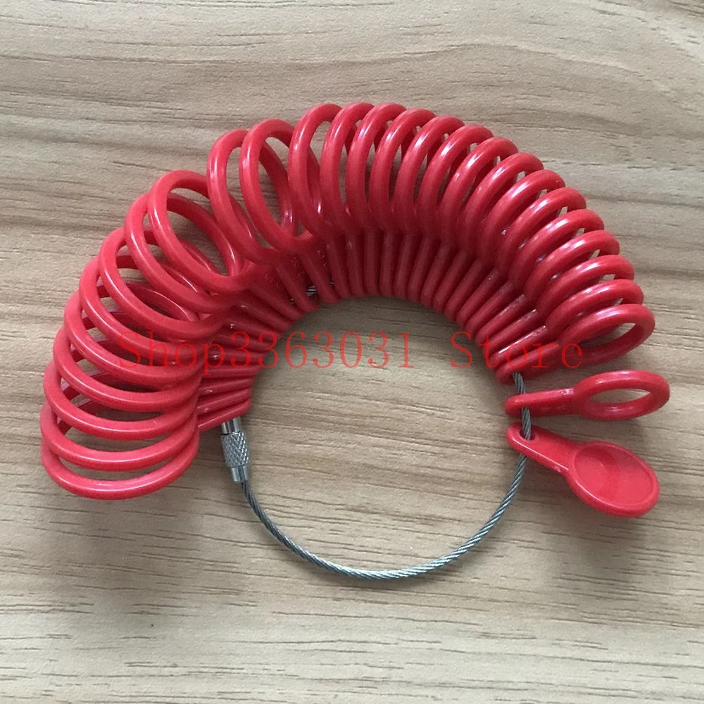 Пластиковый измерительный инструмент для определения размера кольца|ring sizer set|ring