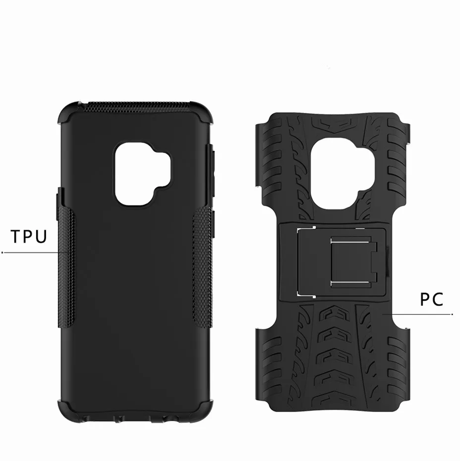 Zeallion для самсунга S9 Plus A8 A6 J2 Pro 2018 J7 Duo C7 армированный Гибридный Прочный Жесткий ПК