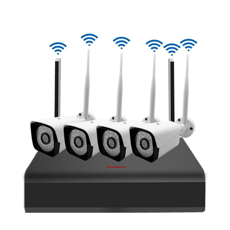 H.264 HD 1080P 4CH Беспроводной NVR комплекты 8MP wifi уличная ip-камера P2P CCTV HDMI система видеонаблюдения система безопасности сигнализация бесплатное приложение
