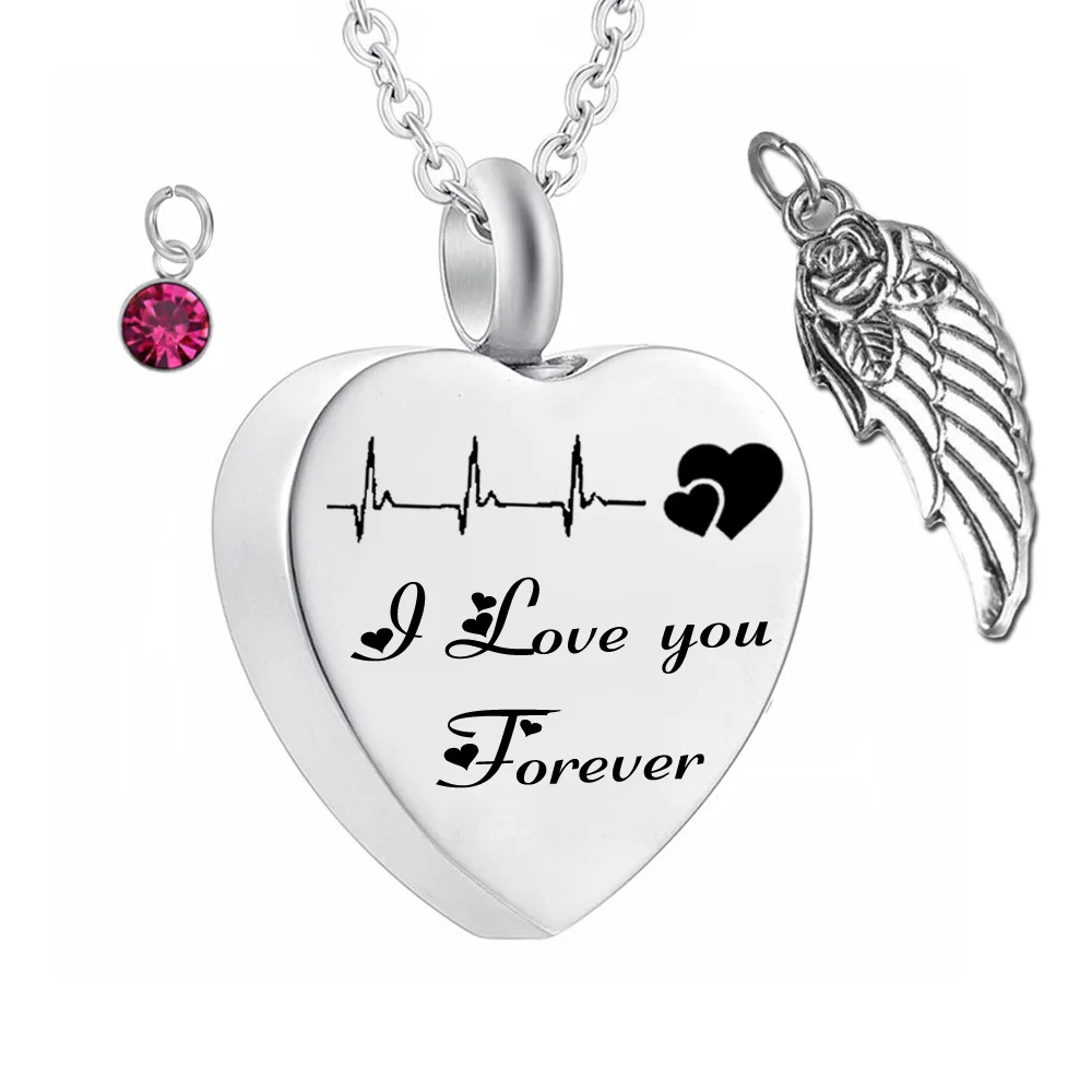 

Ожерелье с имитацией камня-талисмана «I love forever»