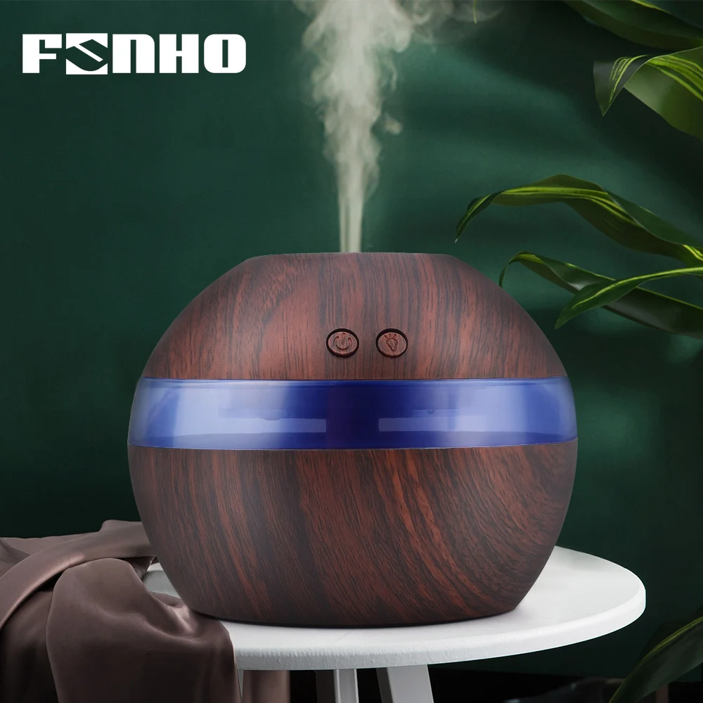 FUNHO 300 мл увлажнитель воздуха под дерево аромат диффузор стол Humidificador Huile эфирное