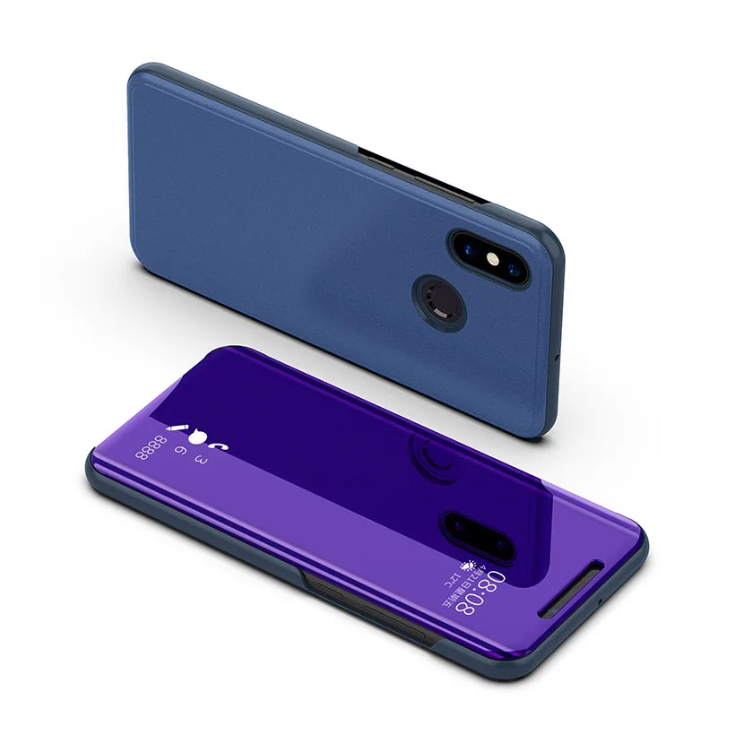05 Smart mi rror View флип-чехол s для Xiaomi mi 8 Lite чехол для Xiaomi mi Max mi x 2 3 Note3 mi 5C mi A1 mi 6 6X mi 8 SE mi 9 Pocophone F1 - Цвет: 05
