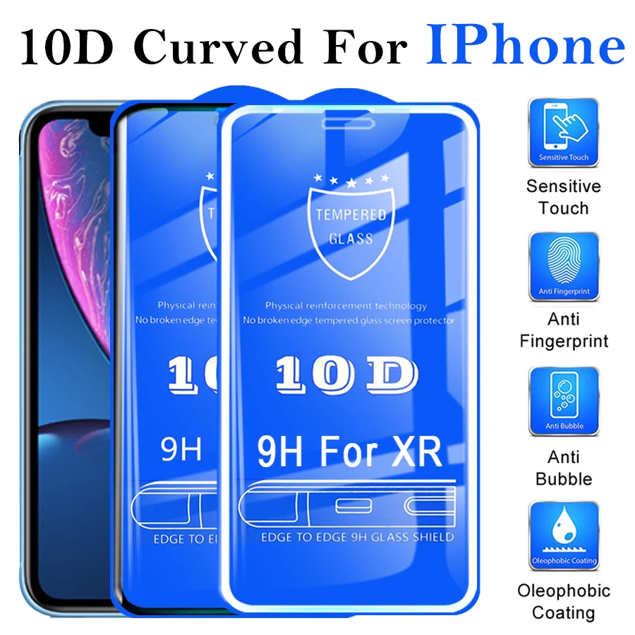 Tempered glass for apple iphone xr xs max x screen protector 7 8 plus 6 s 6s protective film on xsmax sx r iphonexr ifone xglass | Мобильные