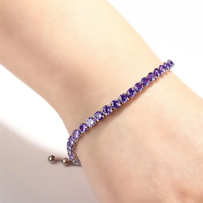 Лидер продаж золотистый/серебристый сверкающий 1 ряд Стразы цепочка блестящий