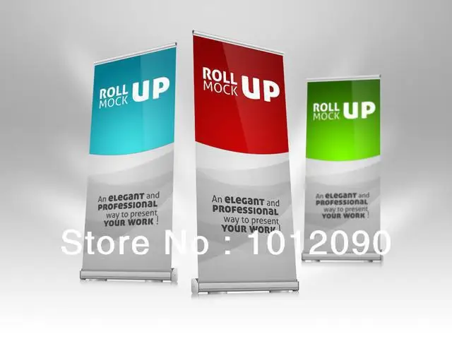 Высококачественный 32-дюймовый рулонный баннер/выдвижной
