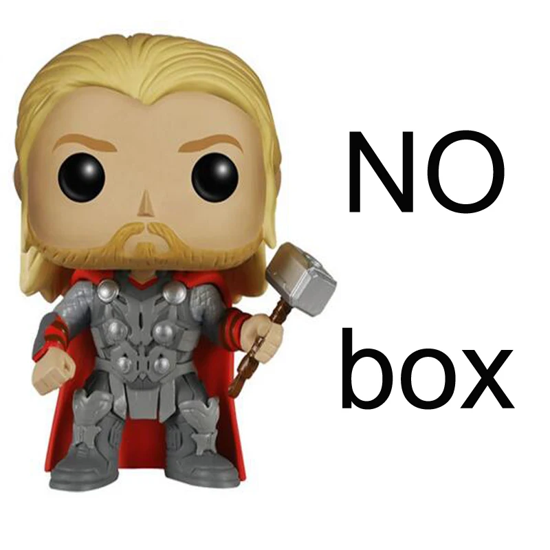 no retail box Мстители Marvel: Бесконечная война танос Железный человек Человек-паук Тор Капитан Американский Веном Халк Черная пантера фигурка виниловая модель игрушки - Цвет: no retail box