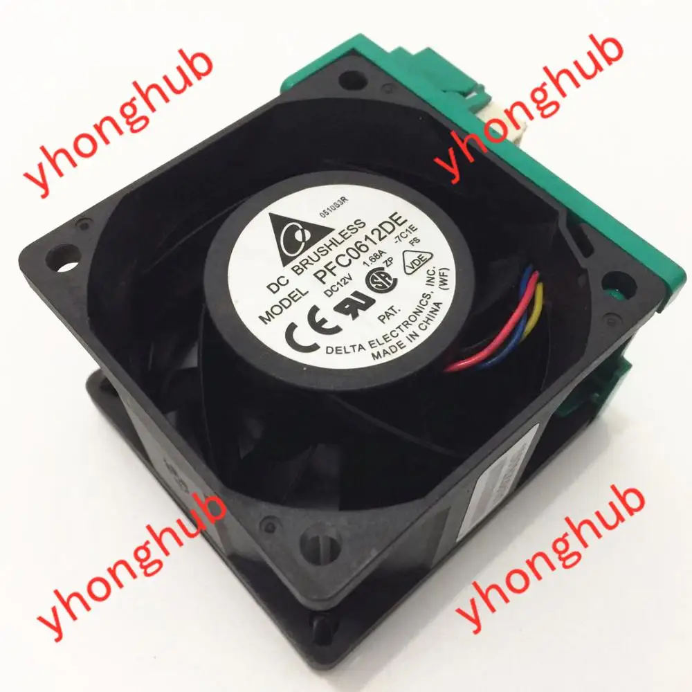 Вентилятор охлаждения сервера Delta Electronics PFC0612DE 7C1E DC 12 В 1,68 а 60x60x38 мм