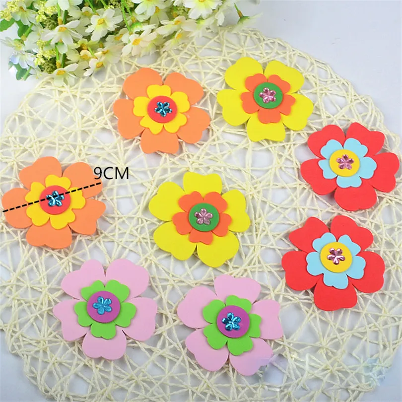 3D стикеры красивый цветок декоративный eva заплатка из пенопласта детского сада