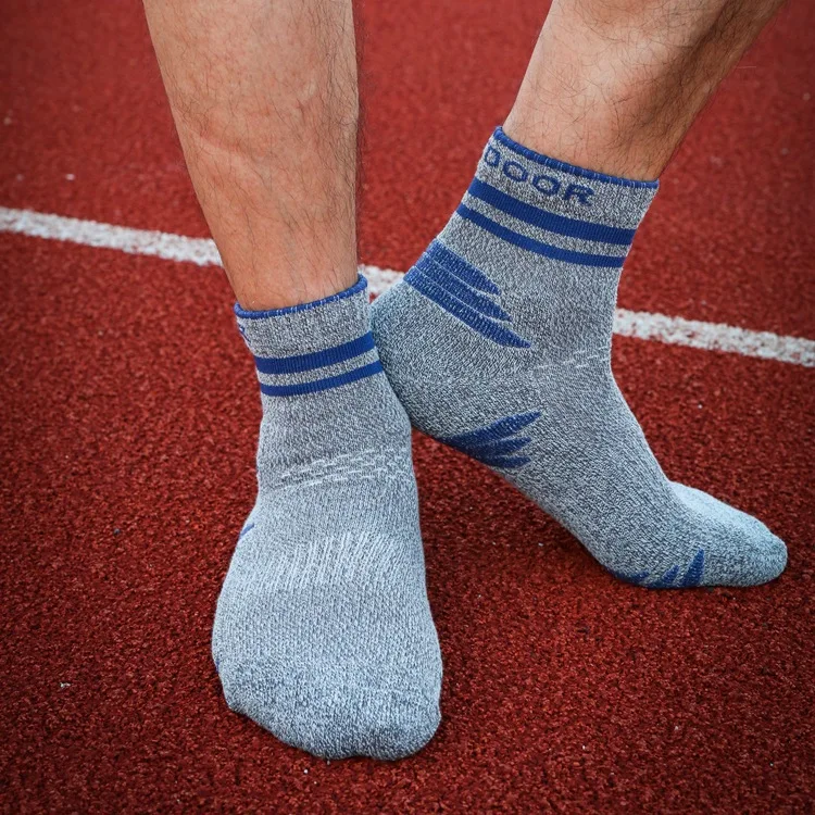 5 пар/лот мужская толстые махровые хлопковые носки в полоску поглощение пота