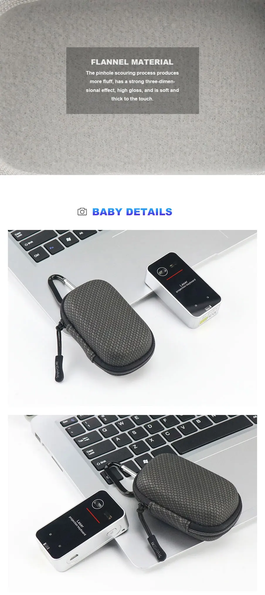 IKSNAIL Bluetooth лазерная клавиатура беспроводная Виртуальная проекционная клавиатура портативная для iphone Android телефон ipad планшет ПК ноутбук
