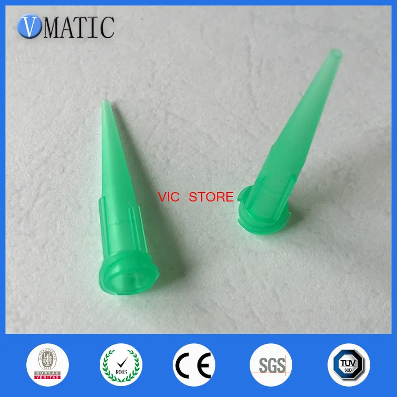 Пластиковые конические плавные потока конические иглы Ассортимент 100 шт 18G TT конические Диспенсер иглы наконечник