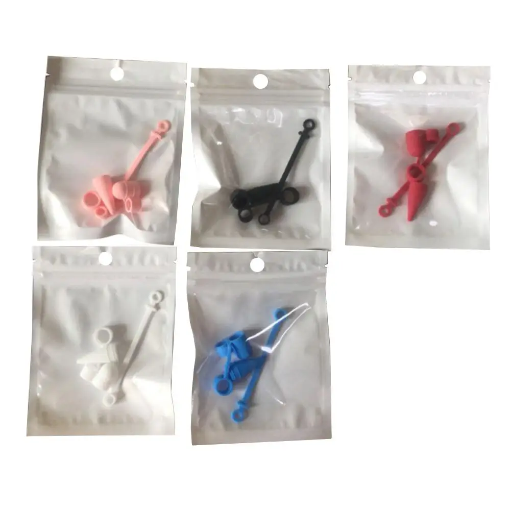 3 шт. сплошной цвет силиконовый чехол для ручки набор защита от потери ручка