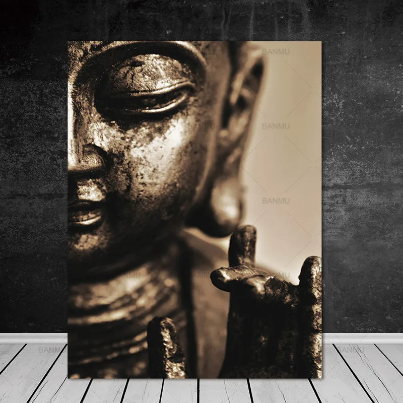 

canvas painting Buddha Wall art snow tree art Picture wall painting art poster painting print Wall Picture home decoration