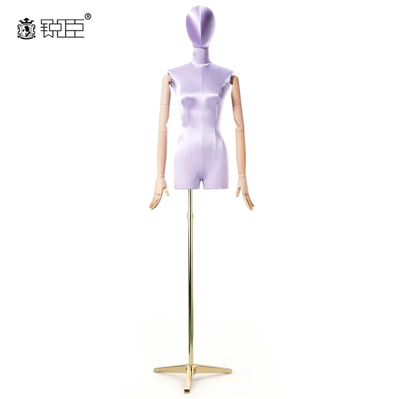pale pinkish purple Модная женская кукольная мебель швея манекен многоцветный глянцевый чехол с подвижными соединениями - Цвет: pale pinkish purple