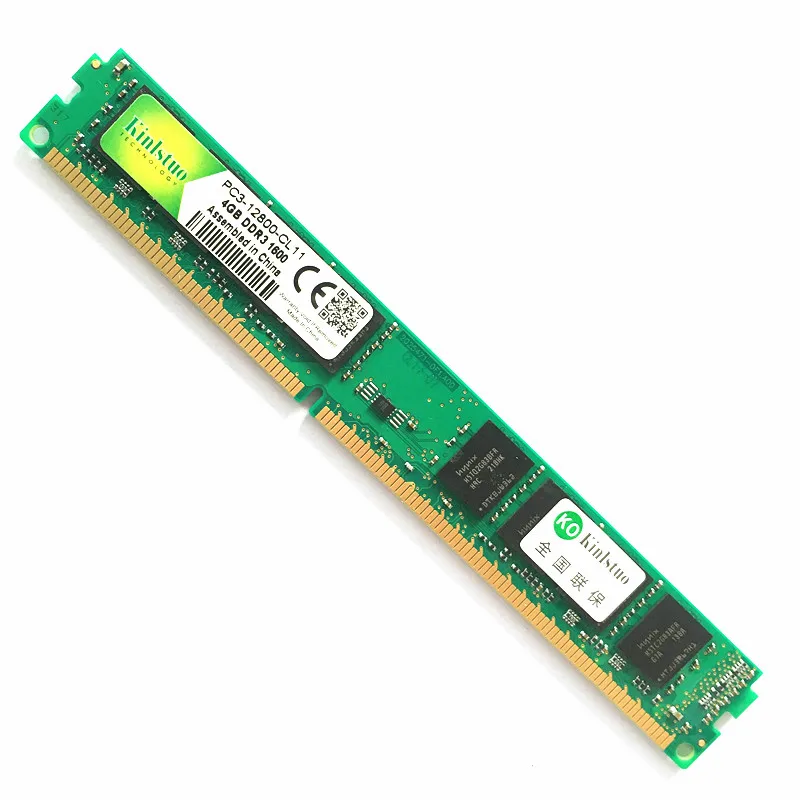 

Kinlstuo Новый DDR3 1333 / PC3 10600 1 Гб 2 ГБ 4 ГБ оперативная память для настольных компьютеров, Полная совместимость с DDR3 1600 МГц 1066 МГц