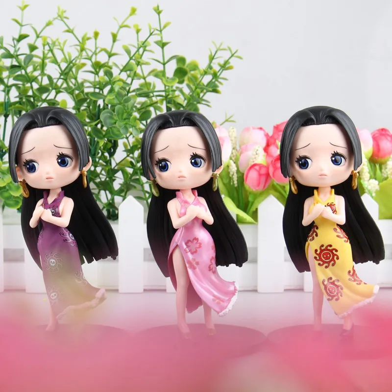 

Японская Классическая фигурка Аниме one piece Q version big eyes Boa Hancock, экшн-фигурка, Коллекционная модель, игрушки для мальчиков, 14 см