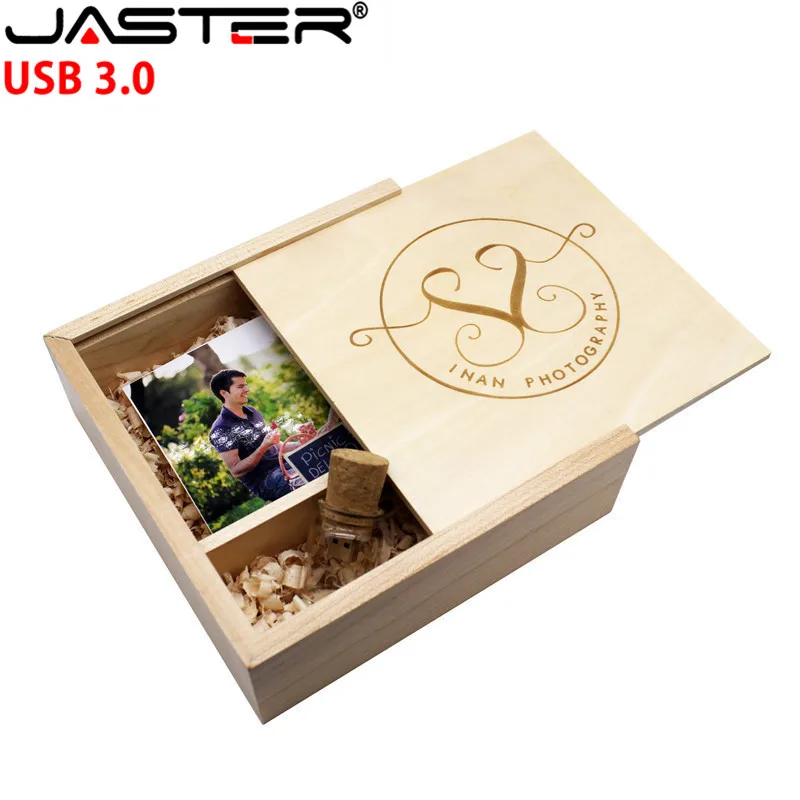 JASTER USB 3,0 180*180*60 мм, фотоальбом USB+ коробка usb флеш-накопитель карта памяти 64 ГБ 16 ГБ 32 ГБ логотип клиента свадебный подарок