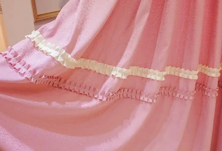 Шторы Бесплатная доставка! 2 шт./лот сладкая принцесса светлые пасторальные с