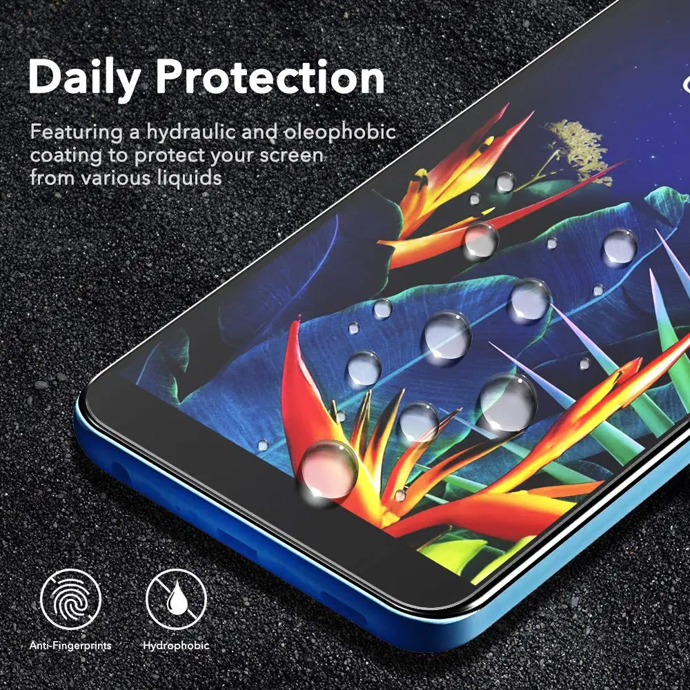 9H 2.5D 2 шт. закаленное стекло для LG K40 2019 K12 PLUS HD Защита экрана + X4 устойчивая к
