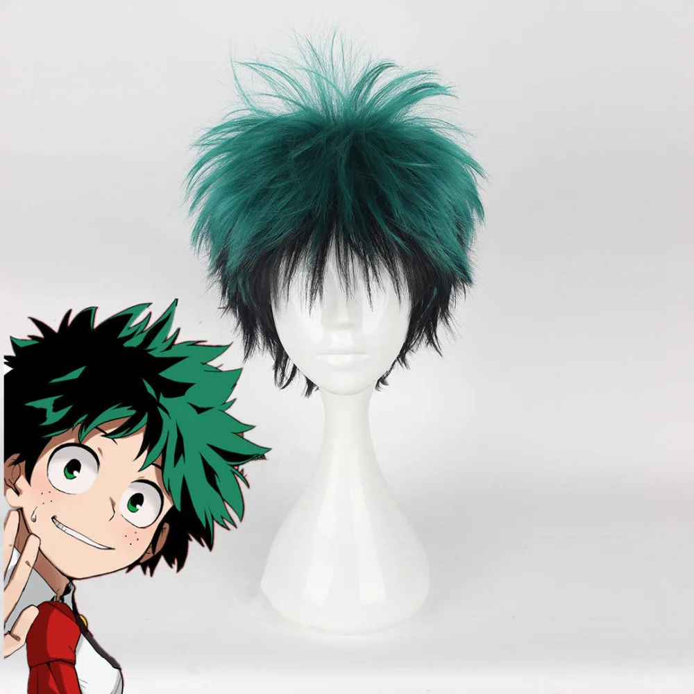 Парик для косплея моя геройская Академия Баку нет героя мидория изуку косплей